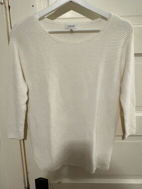 Wilfred Blanchard Cream Ribbed Sweater